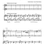 Mon petit iguane a disparu...(violon et piano)
