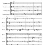Mon premier rock (quatuor de saxophones)