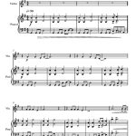 Mon premier rock (violon et piano)