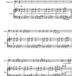 Mon premier rock (saxhorn baryton ou basse sib et piano)