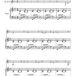 Mon premier solo (trompette sib et piano)