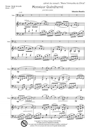 Monsieur Quénéhervé (tuba ou saxhorn basse sib et piano)