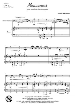 Mouvances (trombone basse et piano)