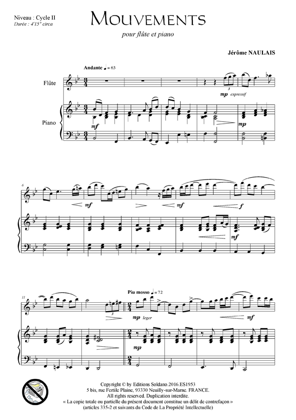 Mouvements (flûte et piano)