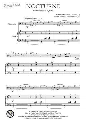 Nocturne (violoncelle et piano)