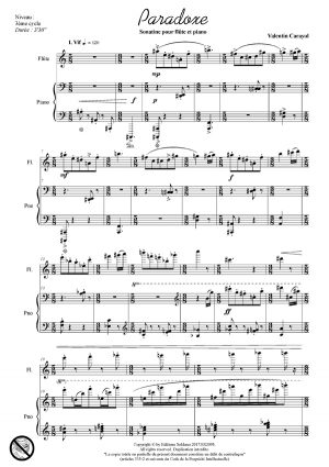 Paradoxe (flûte et piano)