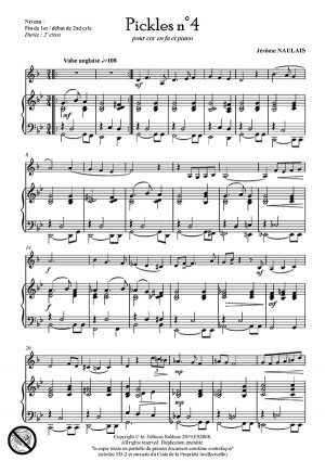 Pickles n°4 (cor en fa et piano)