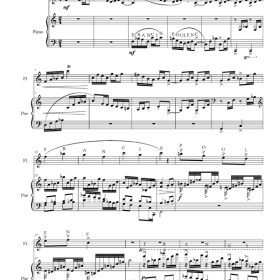 Pièce brève sur le nom de Francis Poulenc (flûte et piano)