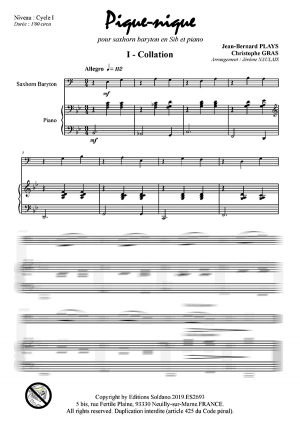 Pique-nique (saxhorn baryton et piano)