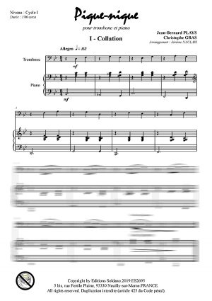 Pique-nique (trombone et piano)