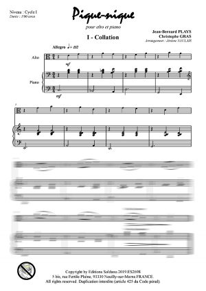 Pique-nique (alto et piano)