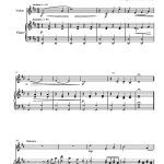 Premier voyage (violon et piano)