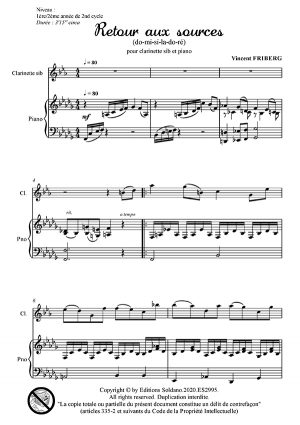Retour aux sources (clarinette sib et piano)