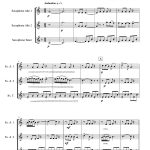 Rêverie arabe (trio de saxophones)