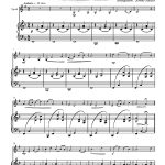Rêverie en gondole (trompette -ou cornet- et piano)