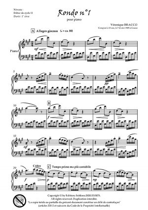 Rondo n°1 (piano)