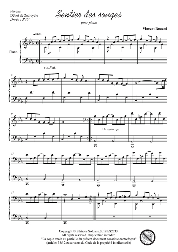 Sentier des songes (piano)