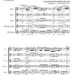 Sonate IV en do majeur (ensemble de flûtes)