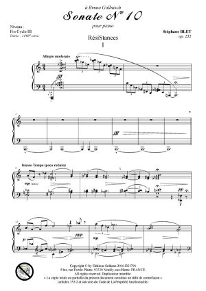 Sonate n°10 (piano)