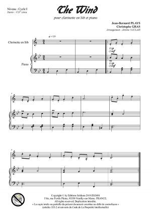The wind (clarinette sib et piano)