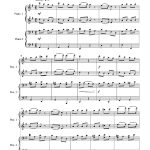 Three jovial pieces (piano 4 mains)