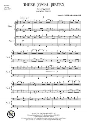Three jovial pieces (piano 4 mains)