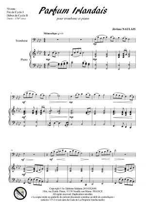 Trombone - Fresques musicales VOL.2 (trombone et piano)