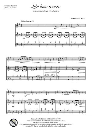 Trompette - Fresques musicales VOL.1 (trompette sib et piano)