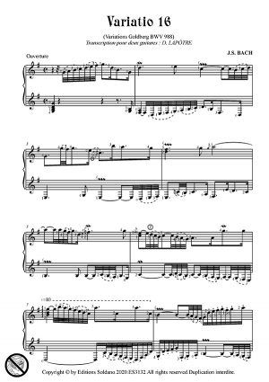 Variations Goldberg BWV 988 VOLUME 2 (duo de guitares)