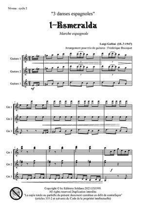 3 danses espagnoles (trio de guitares)