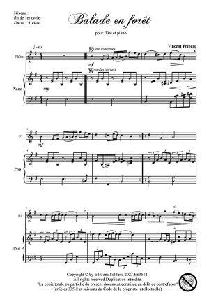 Balade en forêt (flûte et piano)