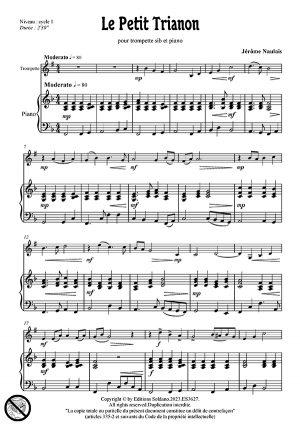 Le Petit Trianon (trompette sib et piano)