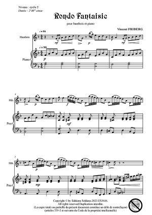 Rondo Fantaisie (hautbois et piano)