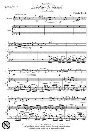 Le bateau de Thomas (hautbois et piano)