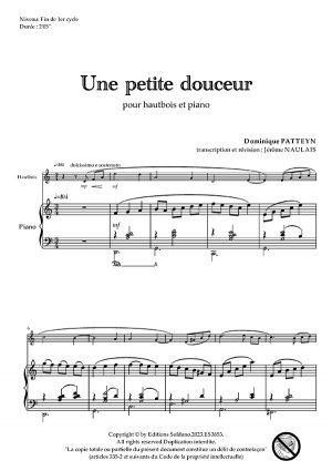 Une petite douceur (hautbois et piano)
