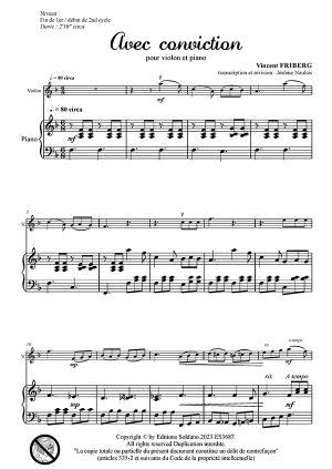 Avec conviction (violon et piano)