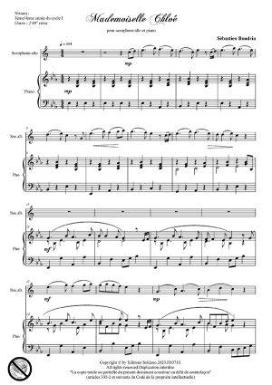 Mademoiselle Chloé (saxophone alto et piano)