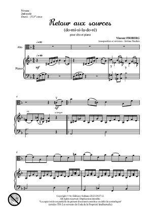 Retour aux sources (alto et piano)