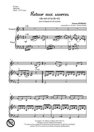 Retour aux sources (trompette sib et piano)