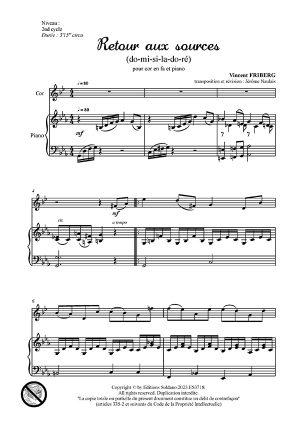 Retour aux sources (cor en fa et piano)