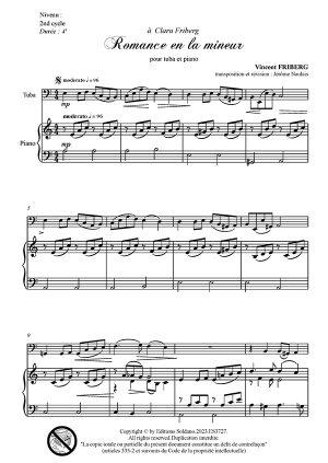 Romance en la mineur (tuba et piano)