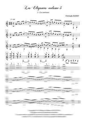 Les Élégantes -Volume 5 (guitare)
