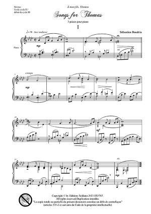 Songs for Thomas (piano)