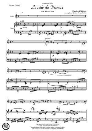Le vélo de Thomas (violon et piano)