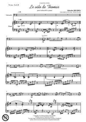 Le vélo de Thomas (violoncelle et piano)