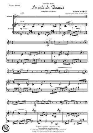 Le vélo de Thomas (hautbois et piano)