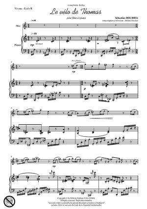 Le vélo de Thomas (flûte et piano)