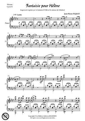 Fantaisie pour Hélène (piano)