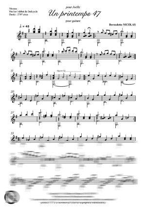 Un printemps 47 (guitare)