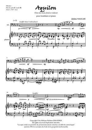 Aquilon (trombone et piano)
